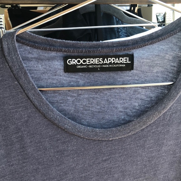 Contrast Pocket Crew by Groceries Apparel - Picture 2 of 4